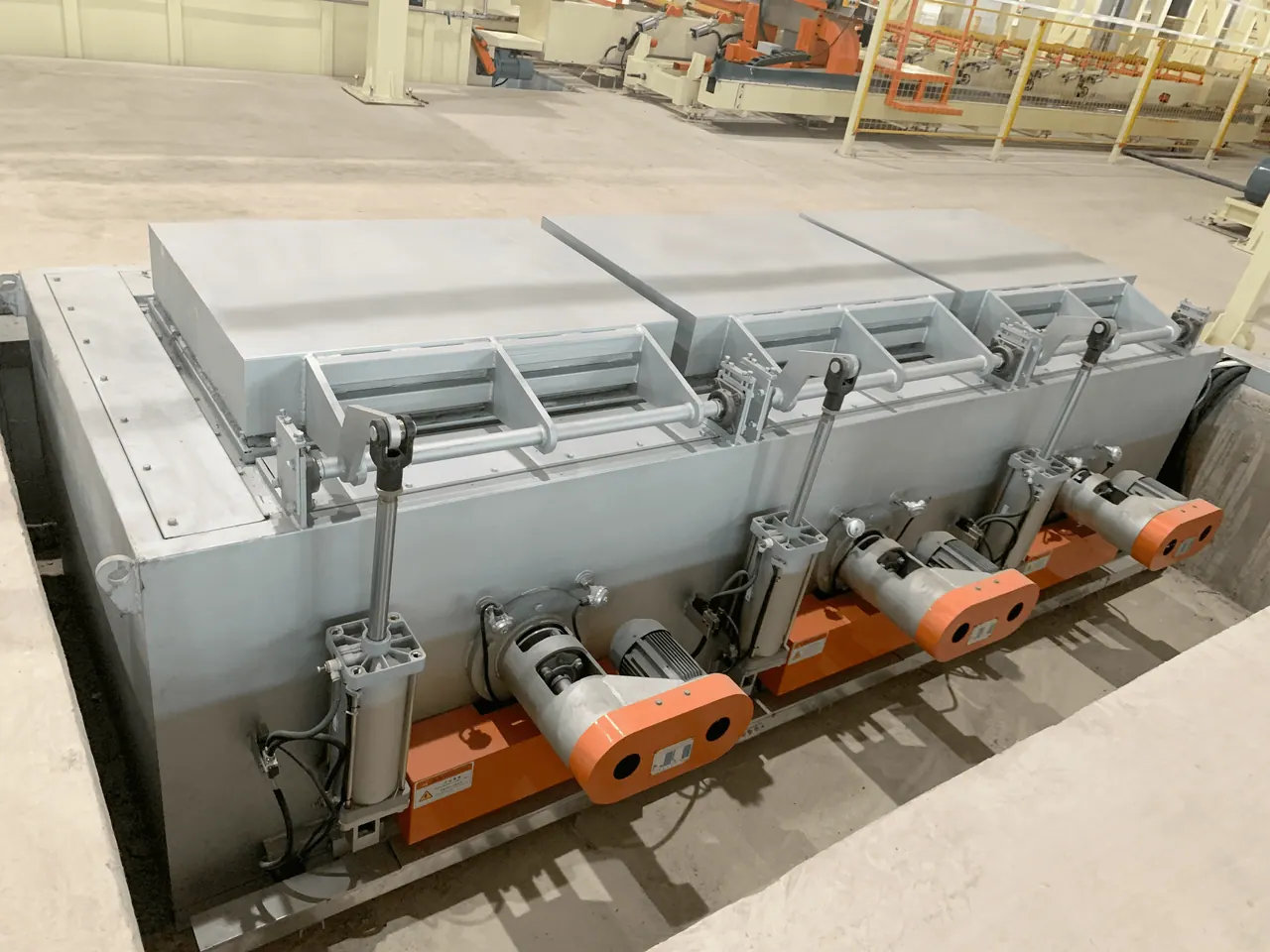 Triple-Unit Pit-Type Die Furnace